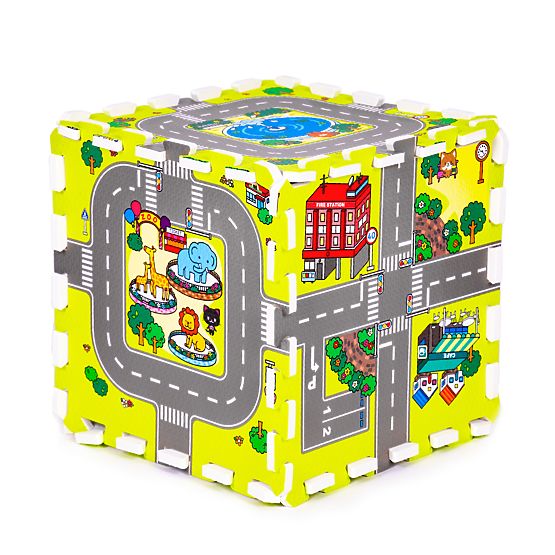 Foam Mat for Children City 9 Pieces 90.5x90.5 cm IPLAY