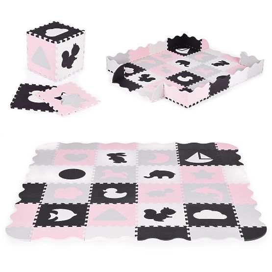 Foam Mat with Playpen Puzzle Dry Pool 36 Pieces ECOTOYS