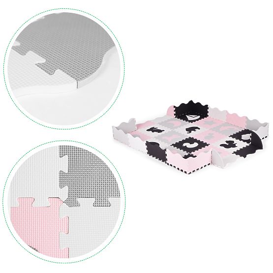 Foam Mat with Playpen Puzzle Dry Pool 36 Pieces ECOTOYS