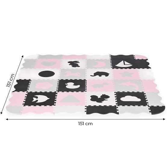 Foam Mat with Playpen Puzzle Dry Pool 36 Pieces ECOTOYS