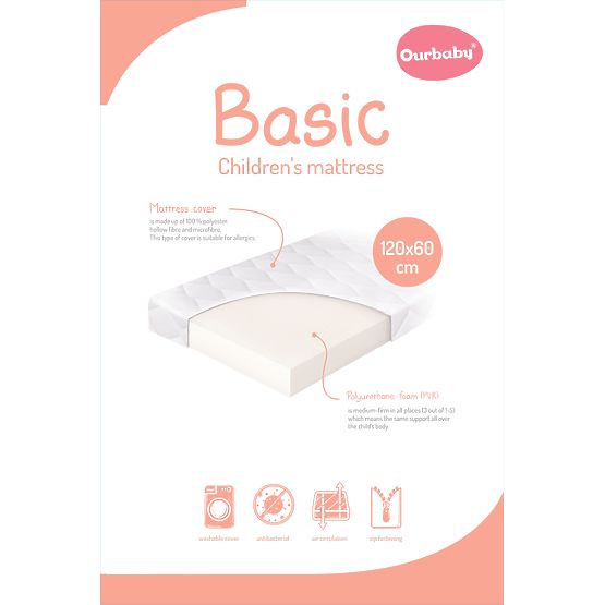 Foam Mattress BASIC - 120x60 cm