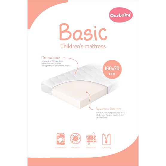 Foam Mattress BASIC - 160x70 cm