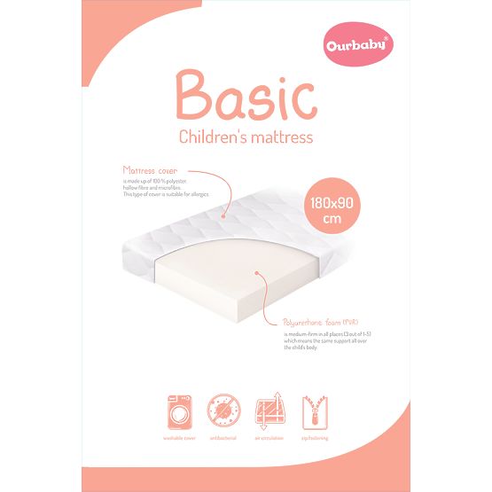 Foam Mattress Basic - 180x90 cm
