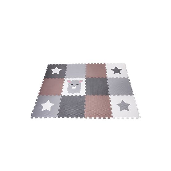 Foam play mat 12 pcs - Llama and stars