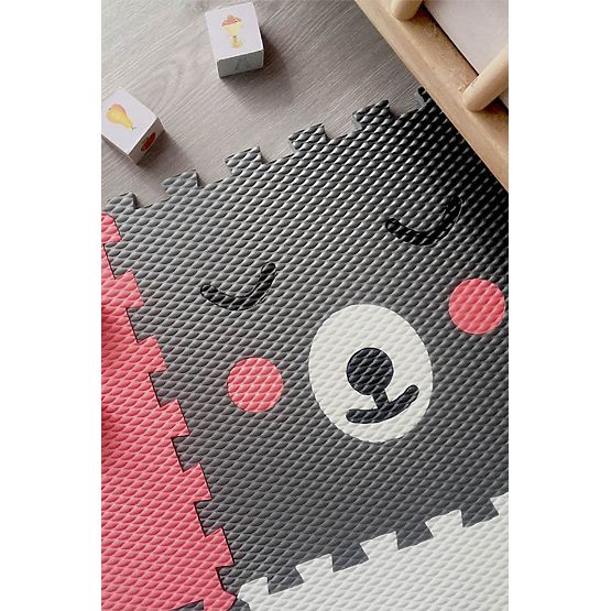 Foam play mat 9 pcs - Teddy bear and crown
