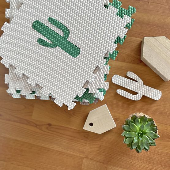 Foam Puzzle 9 Pieces - Sloth and Rainbow