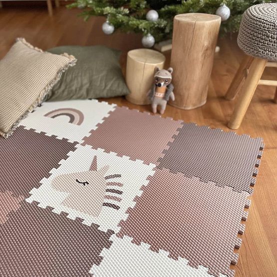 Foam Puzzle 9 Pieces - Unicorn and Rainbow