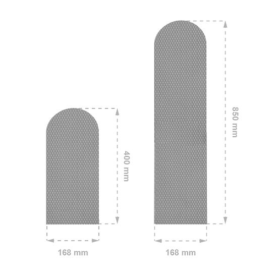 Foam wall protection - Gray panels