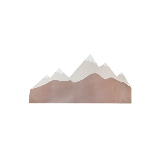 Foam protection for the wall behind the bed Mountains - beige