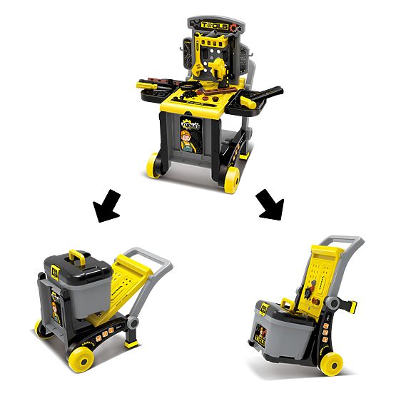 Foldable 3-in-1 Children's Workshop with Tools