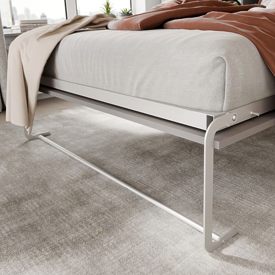 Folding Bed KOBI VERTO 120x200 Gray 1 pc