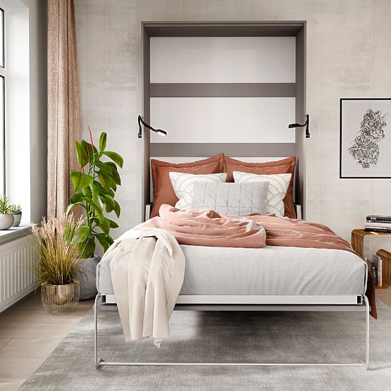 Folding Bed KOBI VERTO 120x200 Gray 1 pc