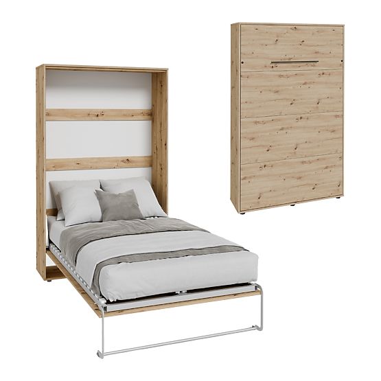 Folding Bed KOBI VERTO 120x200 Oak Artisan 1 pc