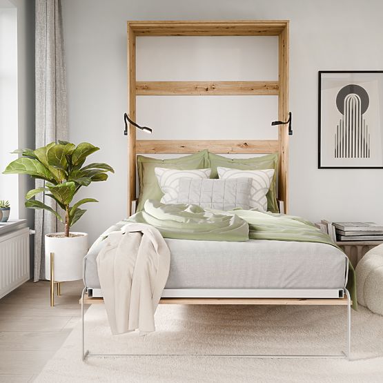 Folding Bed KOBI VERTO 140x200 Oak Artisan 1 pc