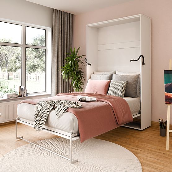 Folding Bed KOBI VERTO 160x200 White 1 pc