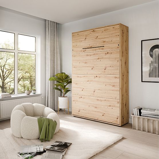 Folding Bed KOBI VERTO 90x200 Oak Artisan 1 pc