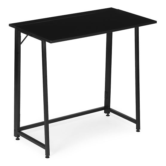 Folding Computer Desk 80x45 cm Laptop Table Black ModernHome