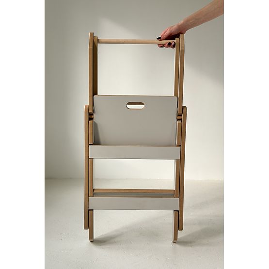 Folding Learning Tower - Grey