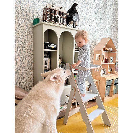 Folding Learning Tower - Grey