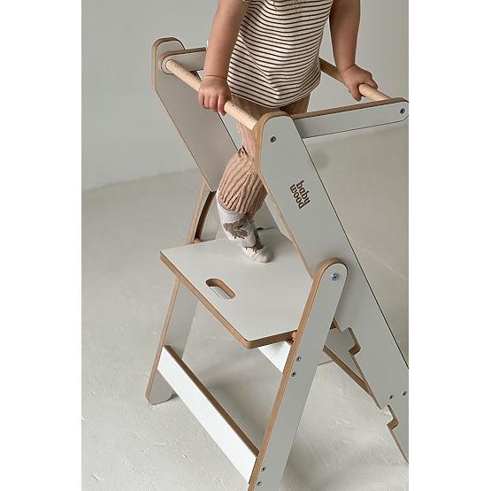 Folding Learning Tower - White