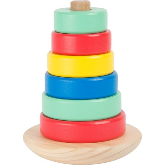 Folding wooden pyramid
