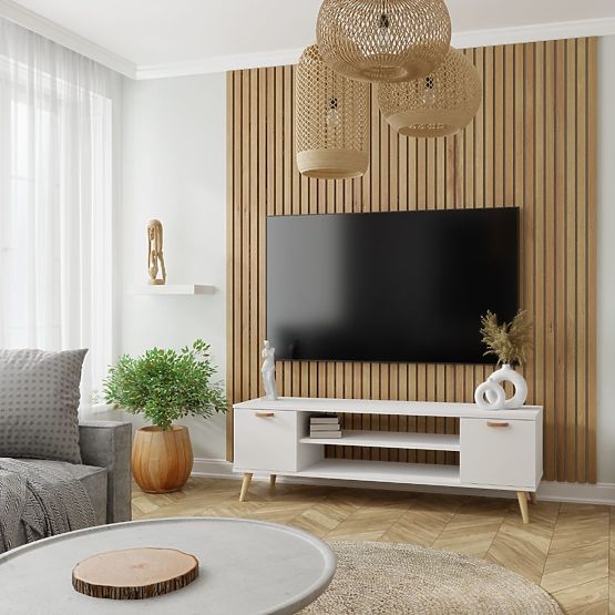 Fondi White Cabinet, Scandinavian