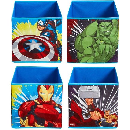 Four storage boxes - Avengers