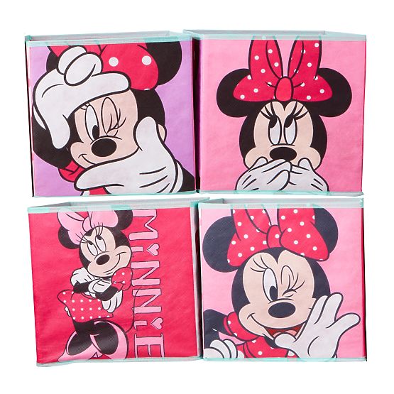 Four storage boxes - Minnie Mouse