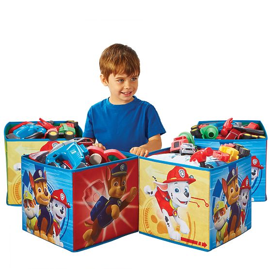 Four storage boxes - Paw Patrol