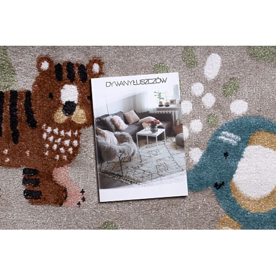 FUN Africa Children's Rug, Animals, Africa Beige