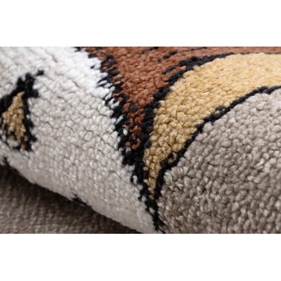 FUN Forester Children's Rug, Animals, Forest Beige