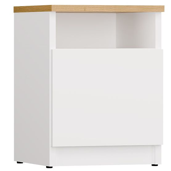 GALAX 30/1D Nightstand WHITE-ARTISAN