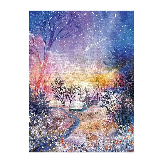 Galison Puzzle Magical Snowy Landscape 1000 Pieces