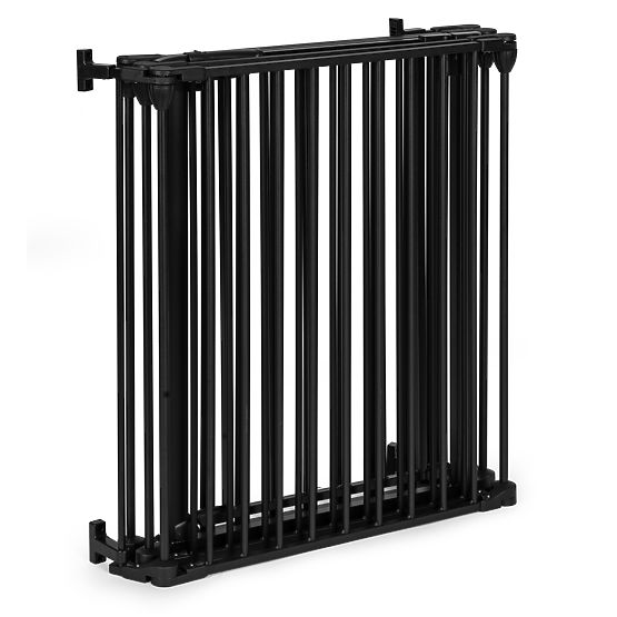 Gate, Playpen, Protective Barrier for Children and Animals, 5 Panels, 60 cm, Metal, Black, ECOTOYS