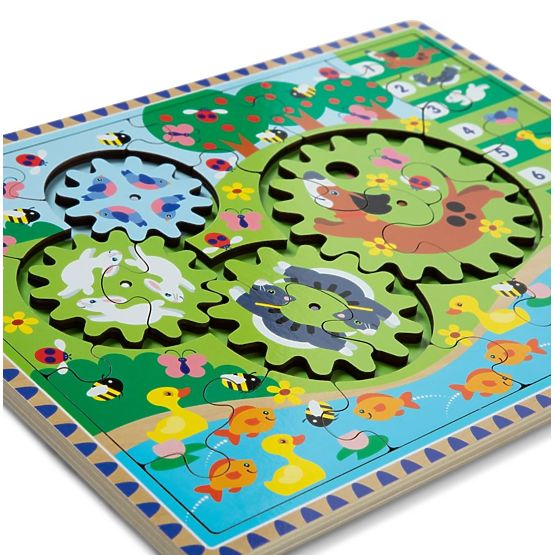 Gear Puzzle Animal Race