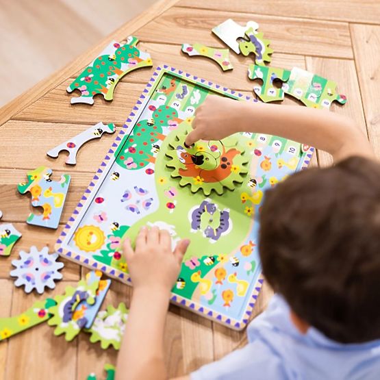 Gear Puzzle Animal Race
