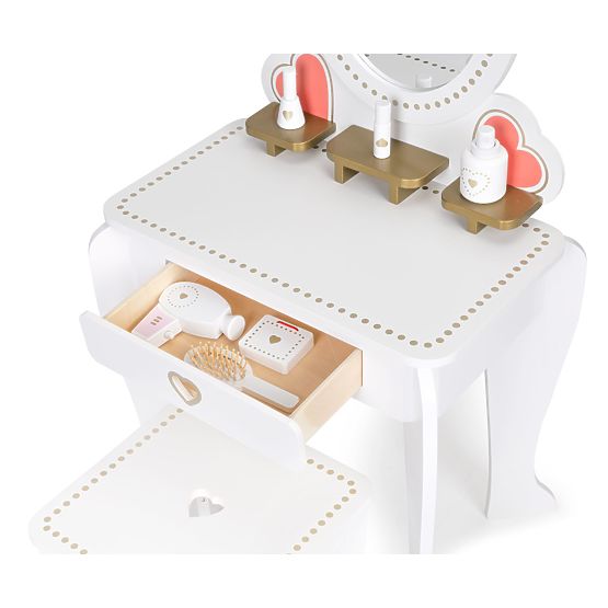 Girls dressing table with accessories