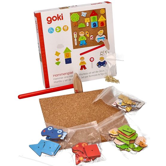 Goki Cork Hammering Game City