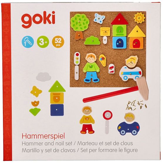 Goki Cork Hammering Game City