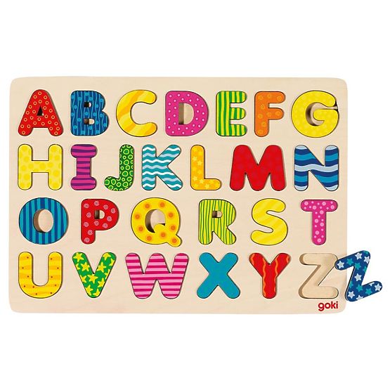 Goki Puzzle ABC Jigsaw Alphabet - Capital Letters