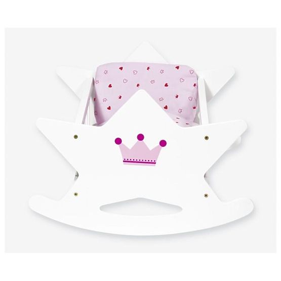 Goki wooden cradle for dolls with duvets