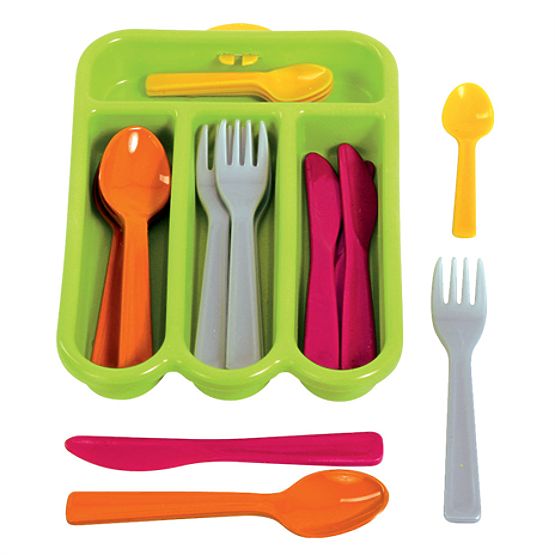Gowi Green Cutlery Set