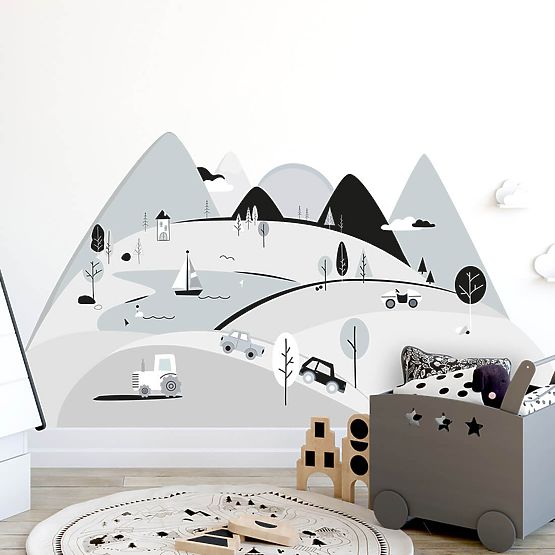 Wall sticker - Gray Mountains