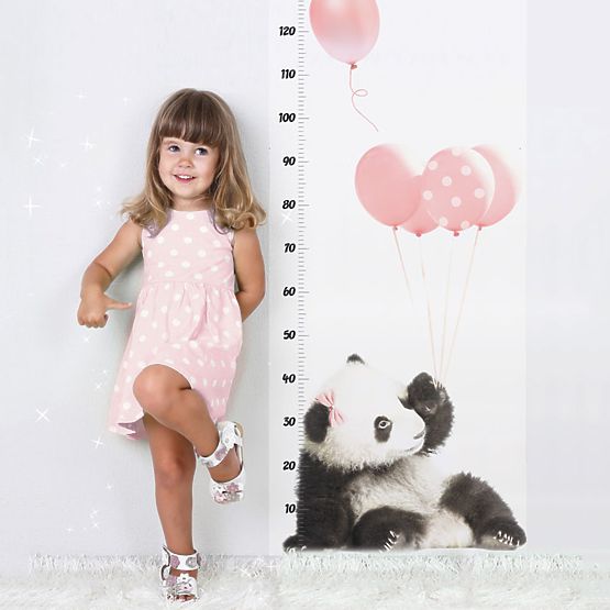 Growth scale DEKORNIK - Panda pink