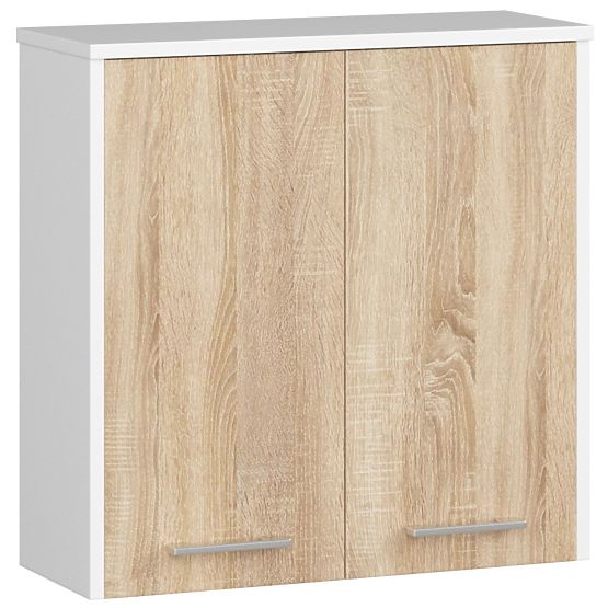 HANGING CABINET WIDTH 60 cm FIN 2D WHITE / SONOMA