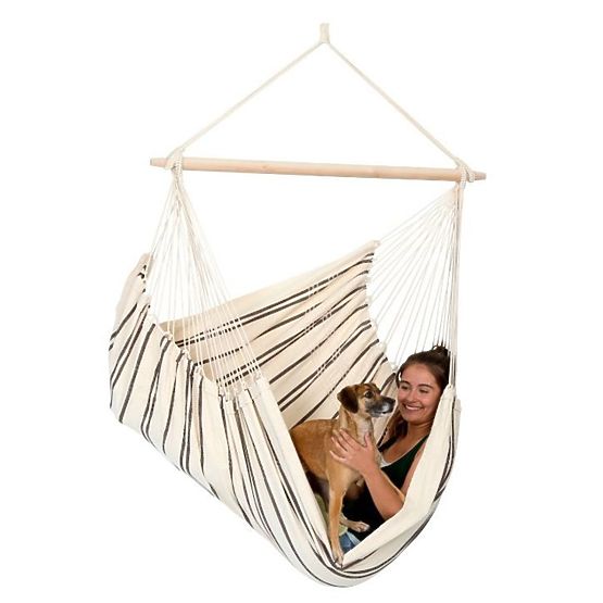 Hanging rocking chair Brasil Cappucino