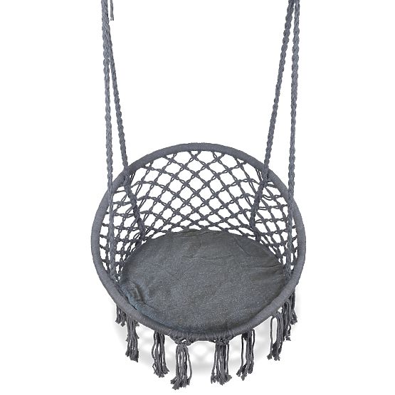 Hanging rocking chair - gray