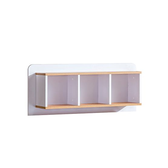 Hanging shelf L9 - white / oak nash
