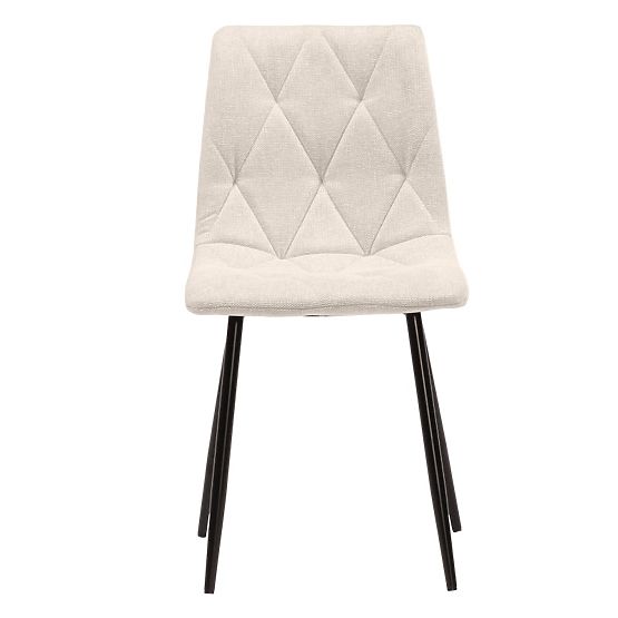 Hesta Chair, Beige/Black Legs
