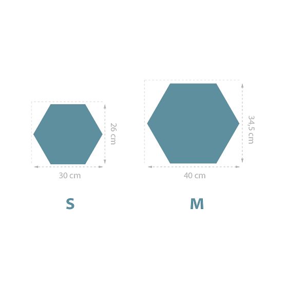 Hexagon Upholstered Panel - Emerald